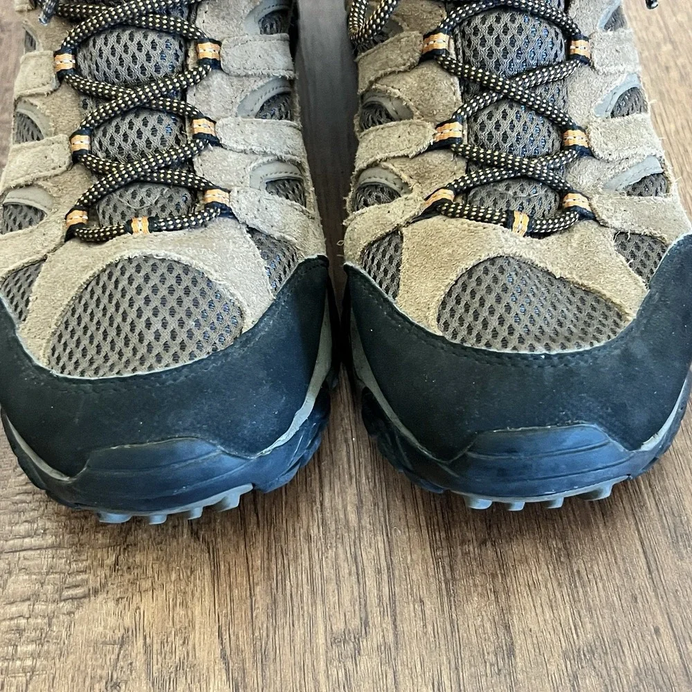 Merrell Moab 2 Mid Hiking Boots Men's Size 11.5 Earth Brown Waterproof J88623
